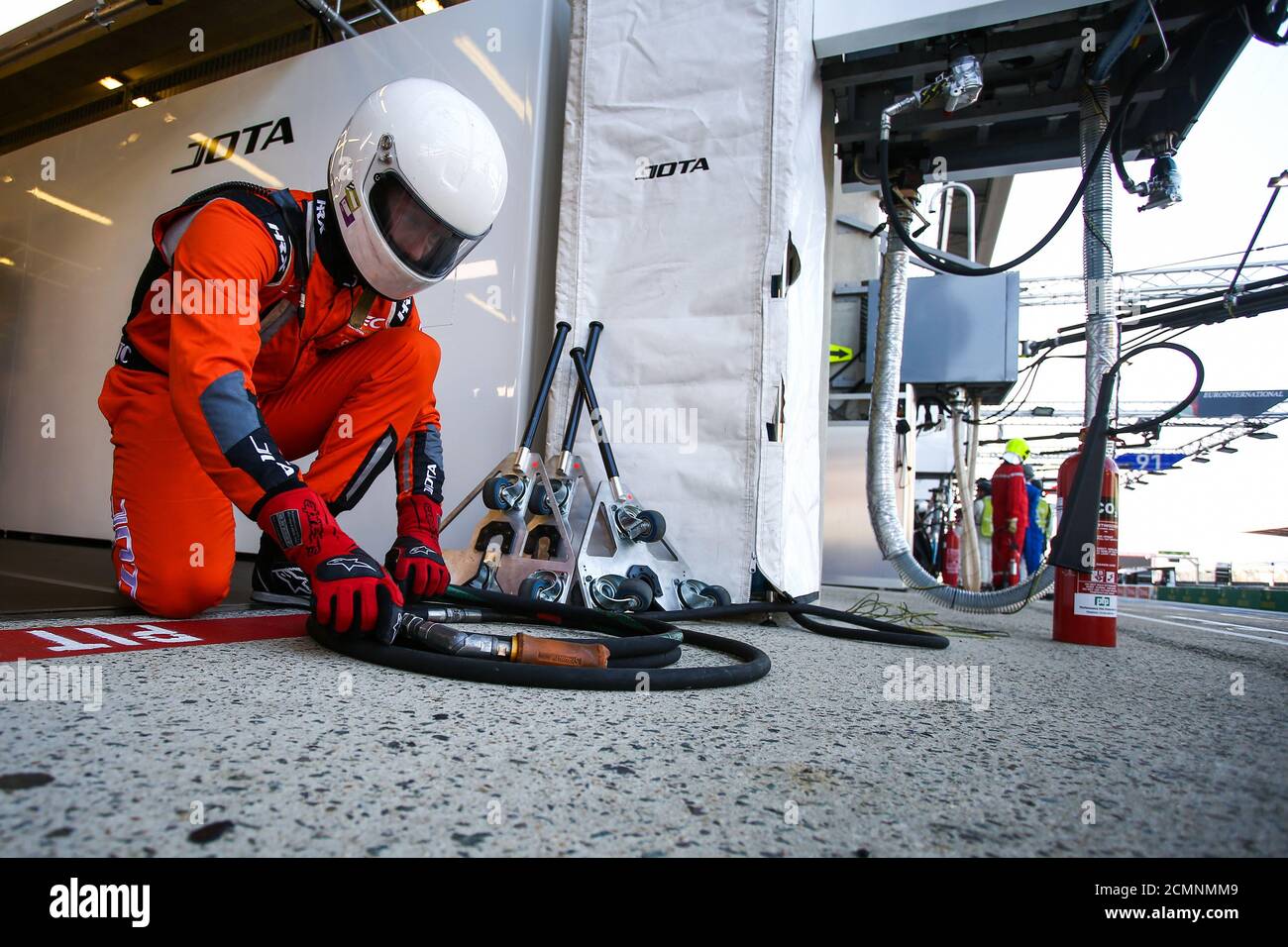 Le Mans, Francia. 17 settembre 2020. Jota Sport, Oreca 07-Gibson, ambientazione durante le sessioni di prove libere della 2020 24 ore di le Mans, 7° round del Campionato Mondiale FIA Endurance 2019-20 sul circuito des 24 Heures du Mans, dal 16 al 20 settembre 2020 a le Mans, Francia - Foto Thomas Fenetre / DPPI Credit: LM/DPPI/Thomas Fenetre/Alamy Live News Foto Stock