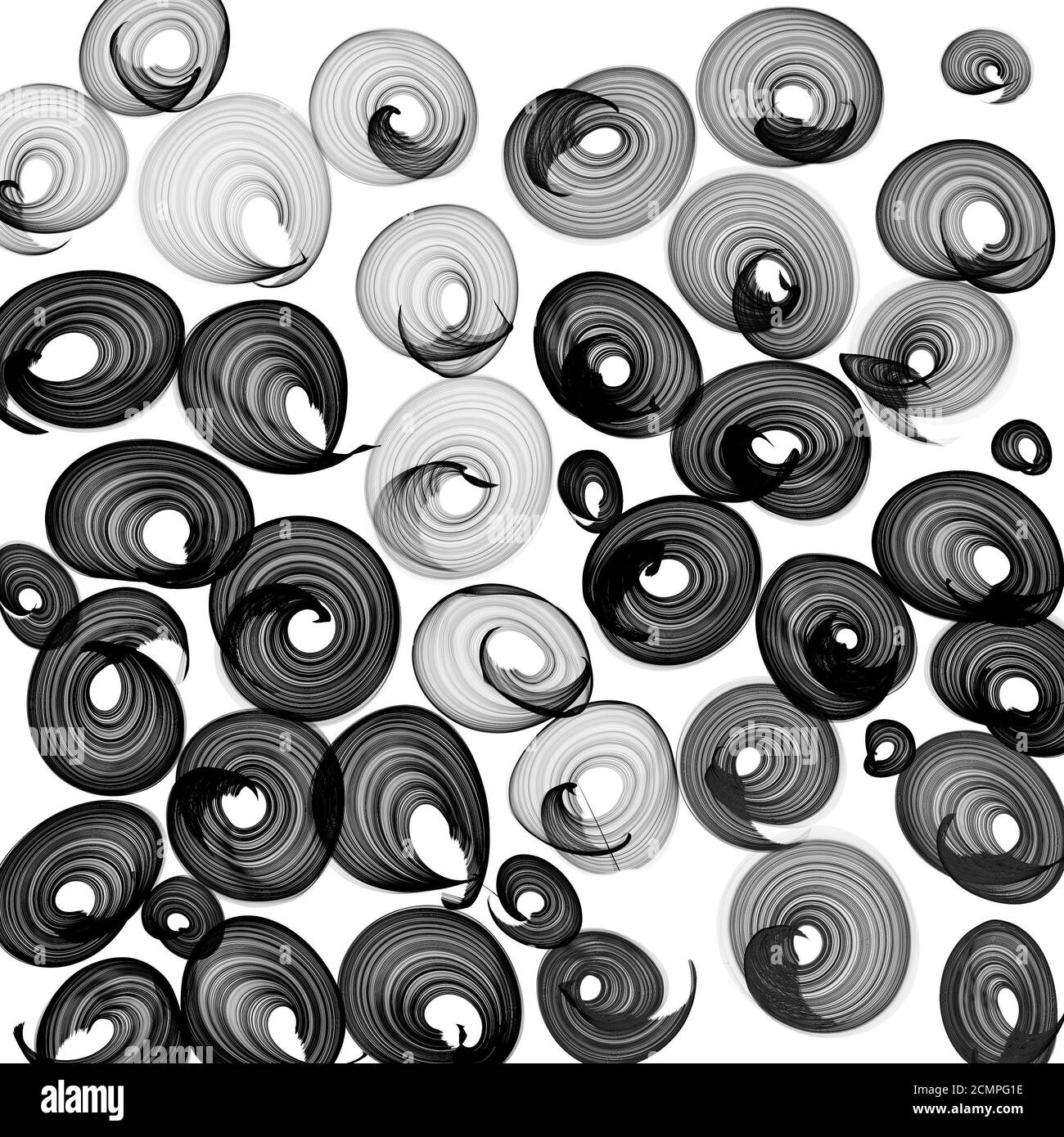 Abstract di nero e sfondo bianco Foto Stock