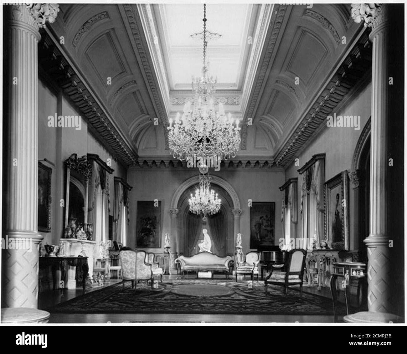 Johnston-Hay House, 934 Georgia Avenue, Macon, Bibb County, GA NRHP 71000259. Foto Stock