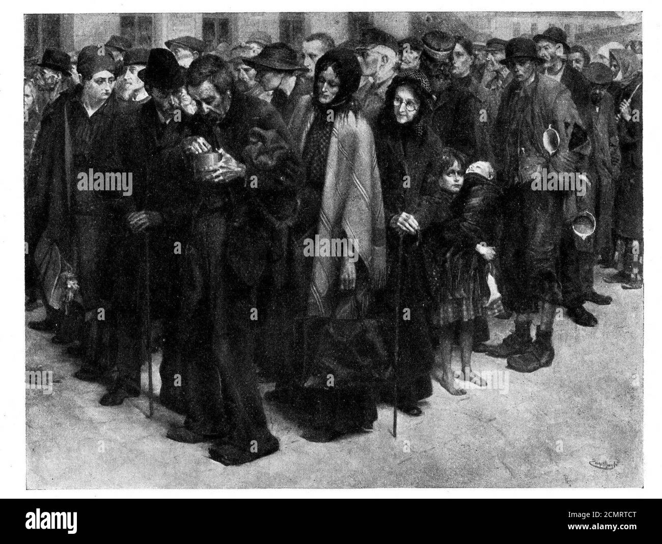 Josef Engelhart Wien im Jahre 1918 DGE. Foto Stock