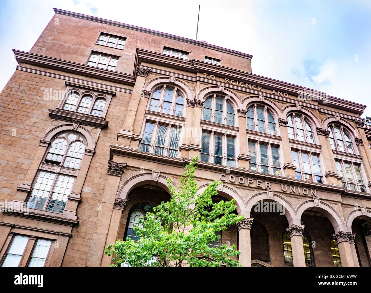 Foundation Building, Cooper Union, New York City, New York, USA Foto Stock