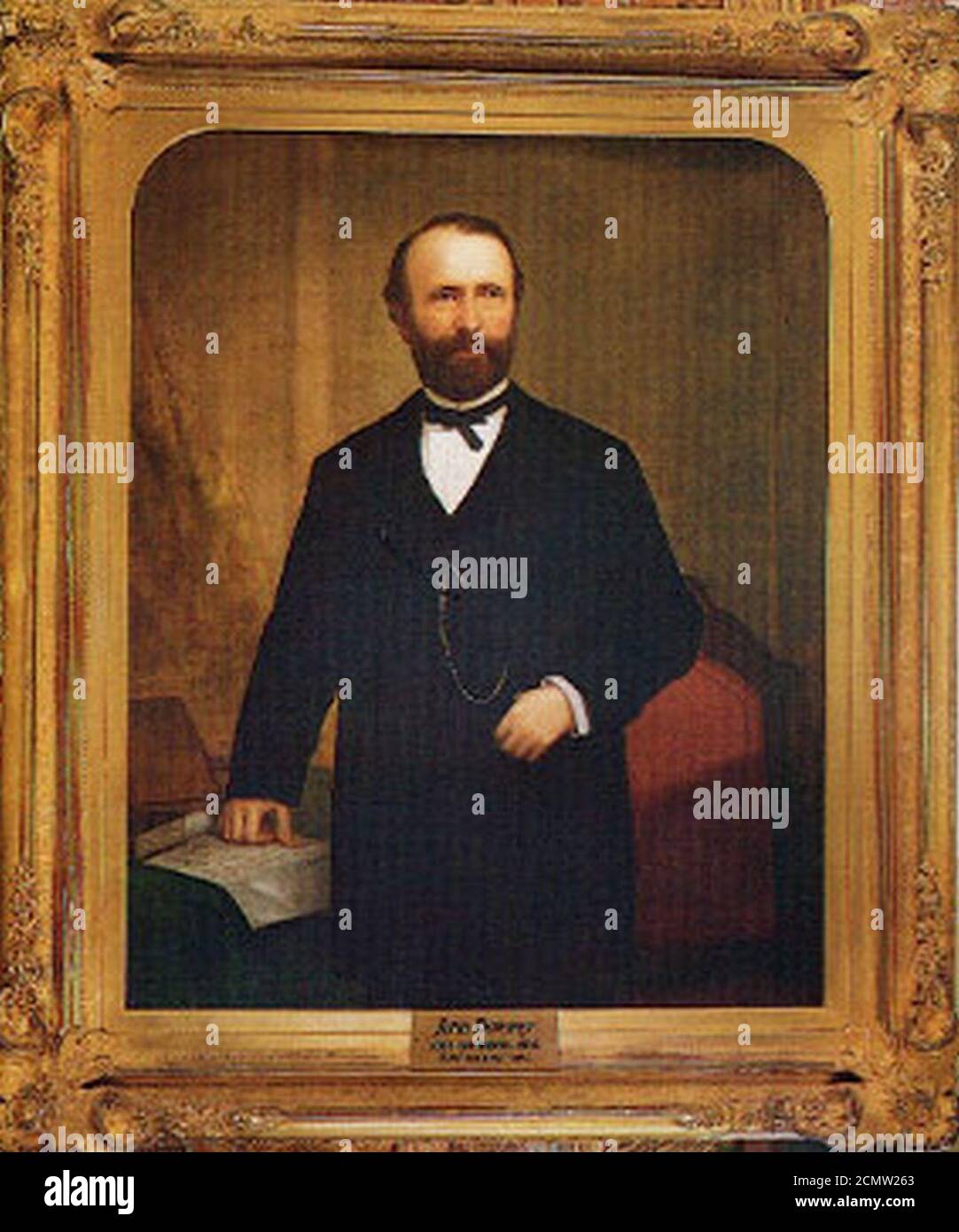 John G Downey di William F Cogswell 1879. Foto Stock