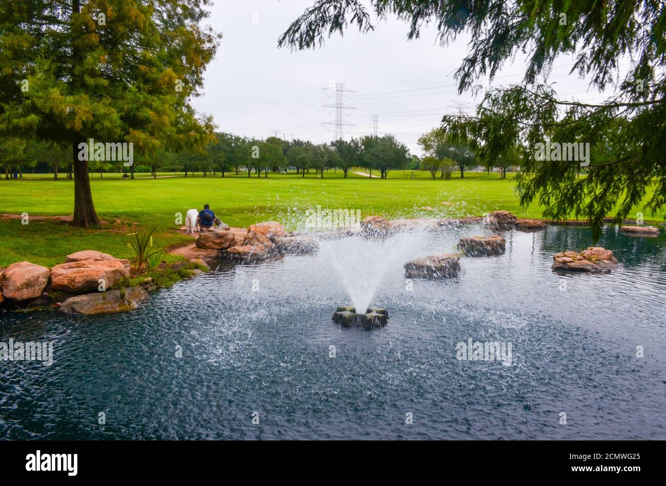 Oyster Creek Park, Sugar Land, Texas, Stati Uniti. 11 settembre 2020 Foto Stock