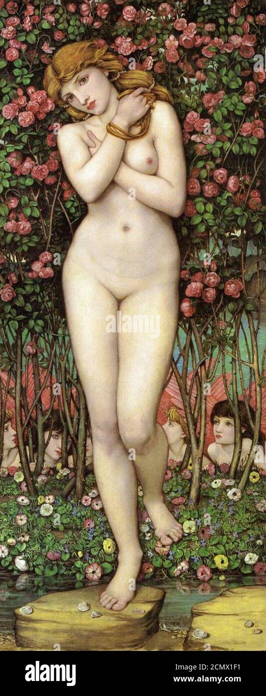 John Roddam Spencer Stanhope - Flora, 1889. Foto Stock