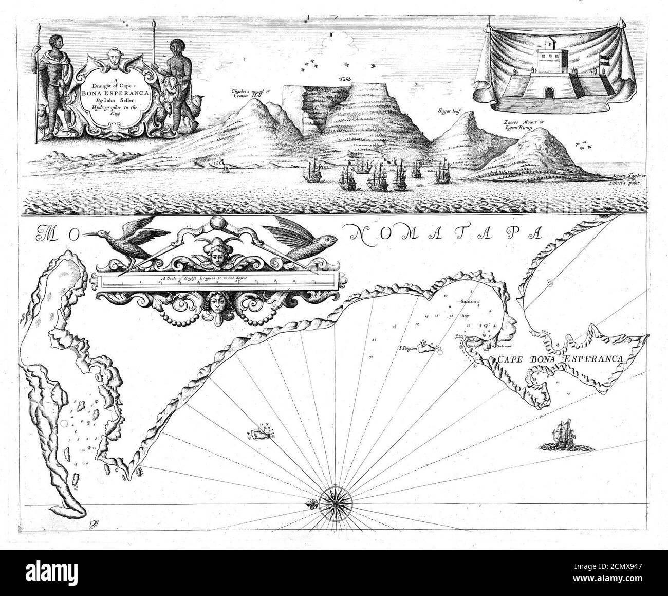 John Venditore Capo di buona speranza. Foto Stock