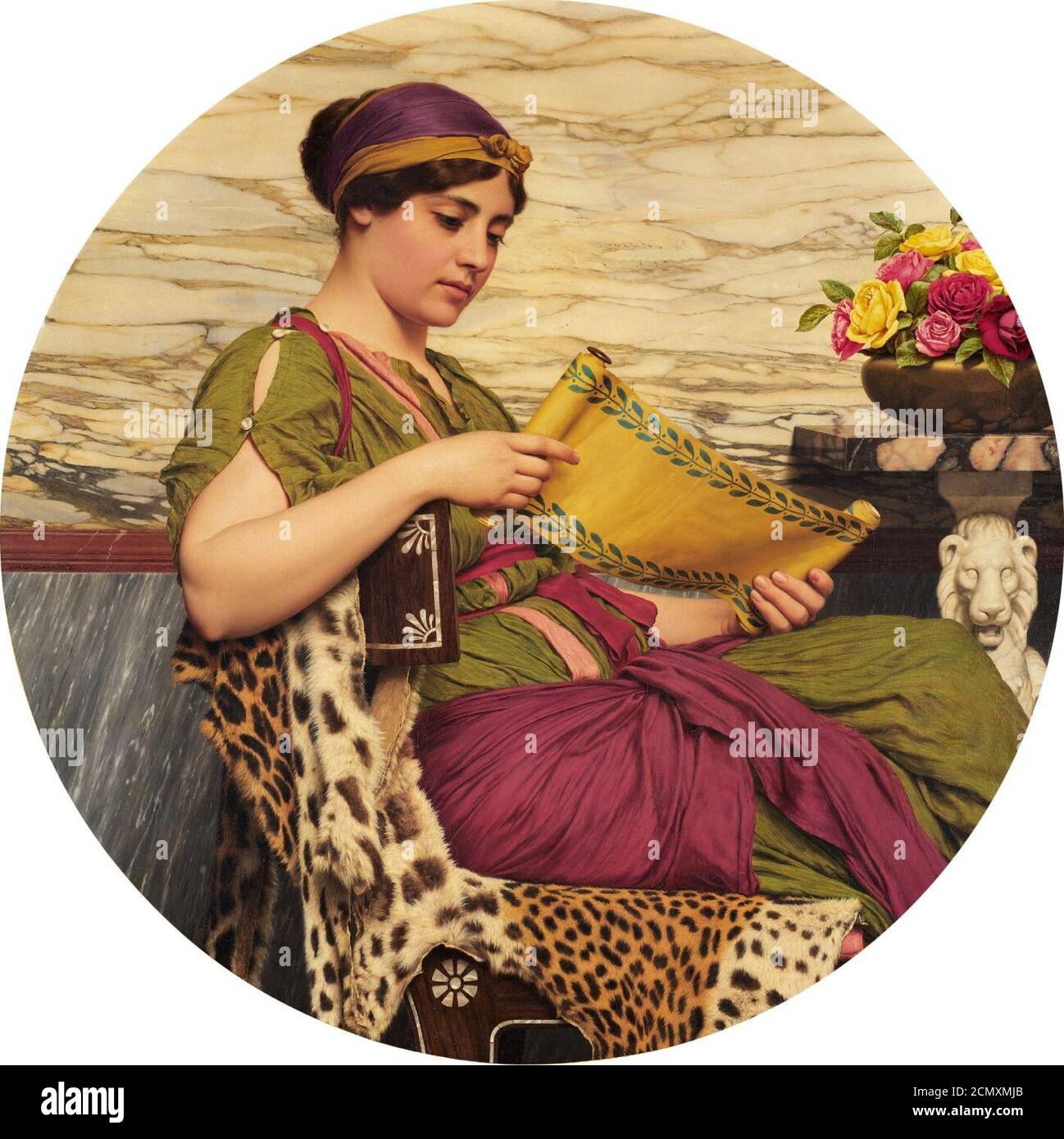 John William Godward - An Edition de Luxe, 1920. Foto Stock