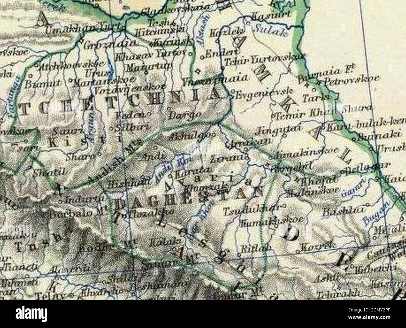 Johnston Alexander Keith (1804-1871). Turchia in Asia Transcaucasia. 1861 (BE). Foto Stock