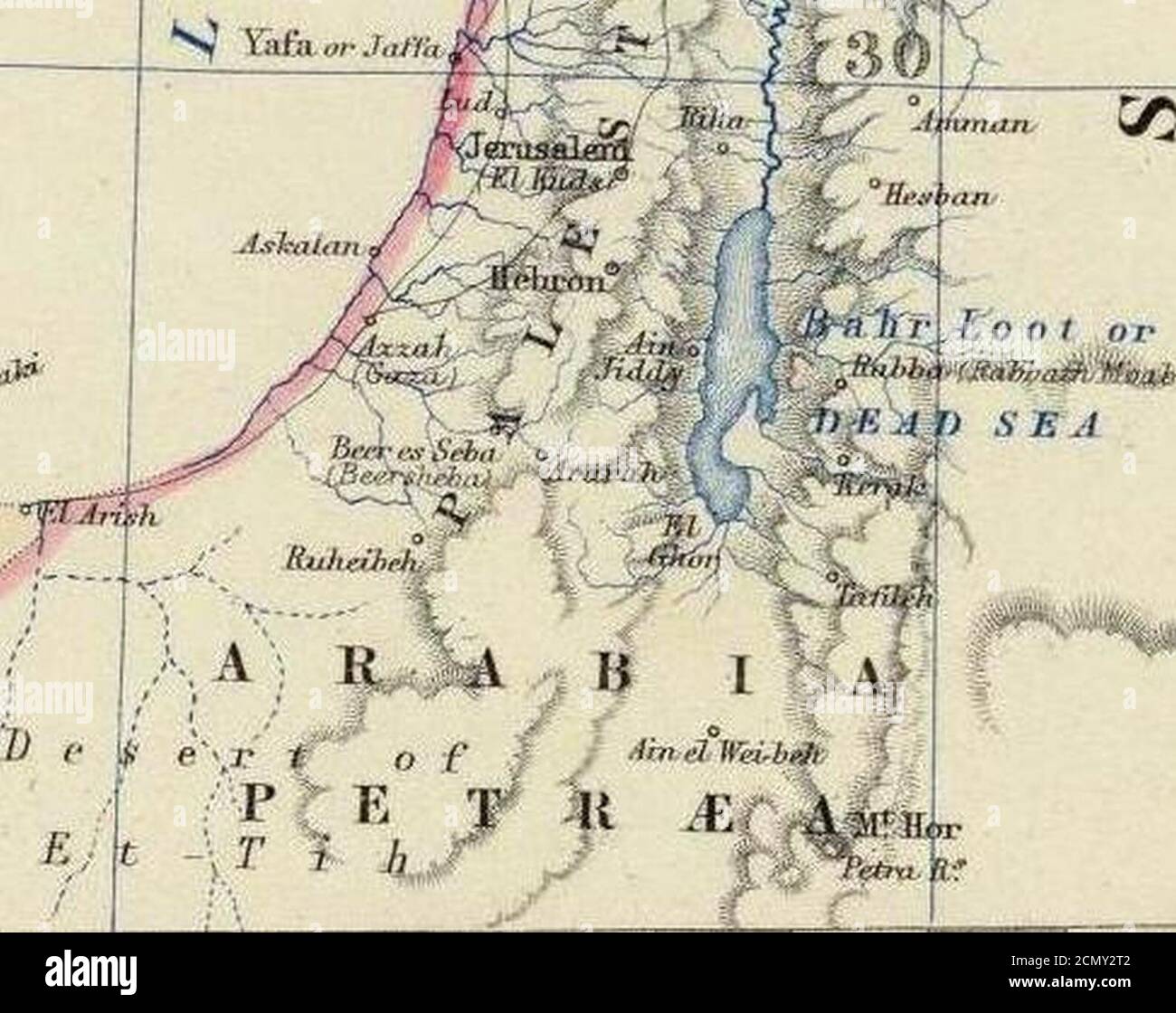 Johnston Alexander Keith (1804-1871). Turchia in Asia Transcaucasia. 1861 (CCE). Foto Stock