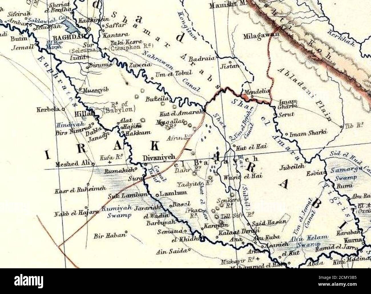 Johnston Alexander Keith (1804-1871). Turchia in Asia Transcaucasia. 1861 (GEC). Foto Stock