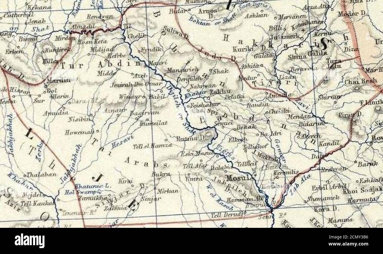 Johnston Alexander Keith (1804-1871). Turchia in Asia Transcaucasia. 1861 (GD). Foto Stock