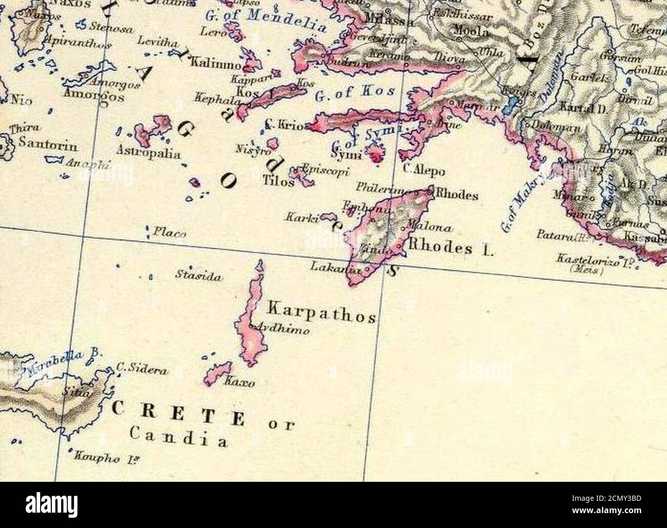 Johnston Alexander Keith (1804-1871). Turchia in Asia Transcaucasia. 1861 (I). Foto Stock