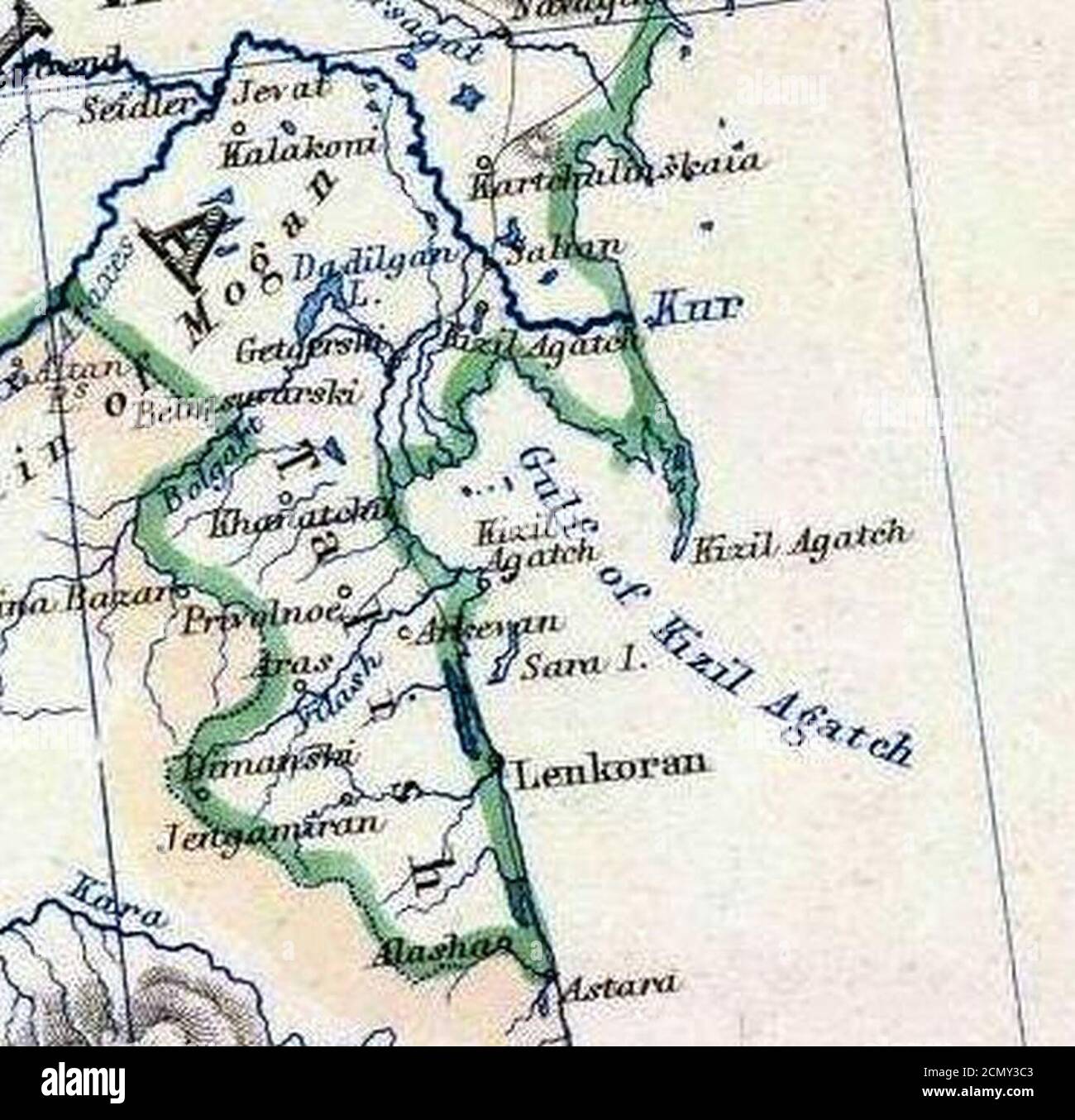 Johnston Alexander Keith (1804-1871). Turchia in Asia Transcaucasia. 1861 (H). Foto Stock
