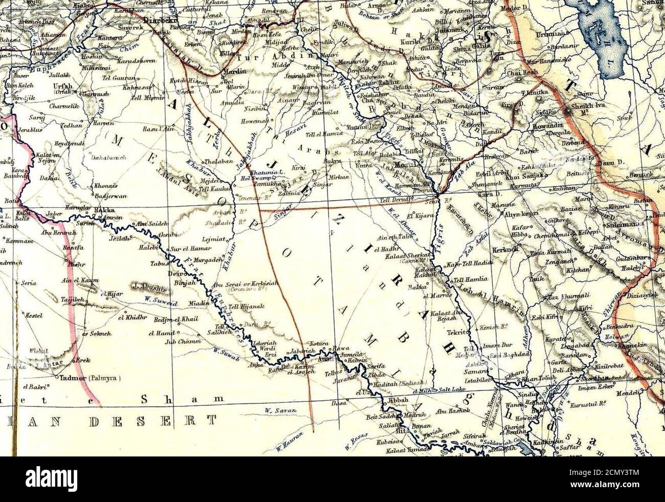 Johnston, Alexander Keith (1804-1871). Turchia in Asia, Transcaucasia. 1861 (GEA). Foto Stock