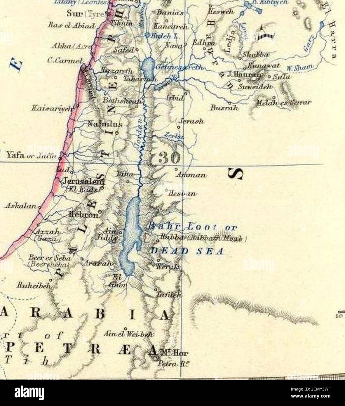 Johnston, Alexander Keith (1804-1871). Turchia in Asia, Transcaucasia. 1861 (CCA). Foto Stock