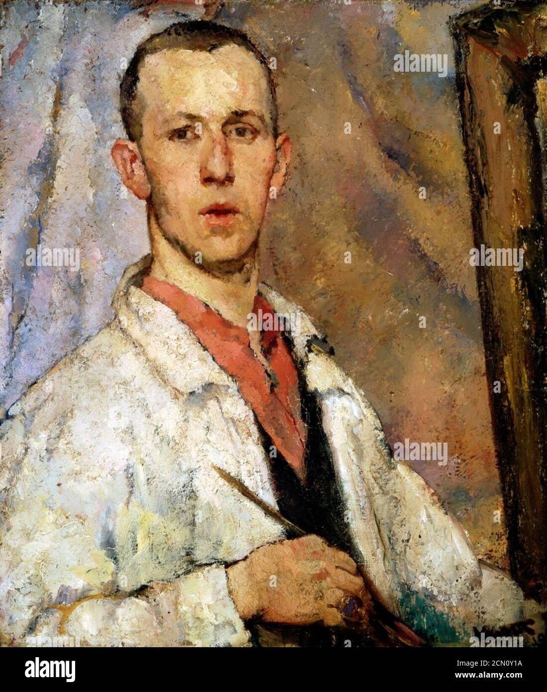 Joseph Kutter Autoportrait 1919. Foto Stock