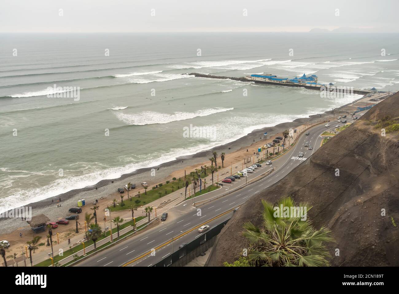 Circuito de Playas, Miraflores, Lima, Perù Foto Stock