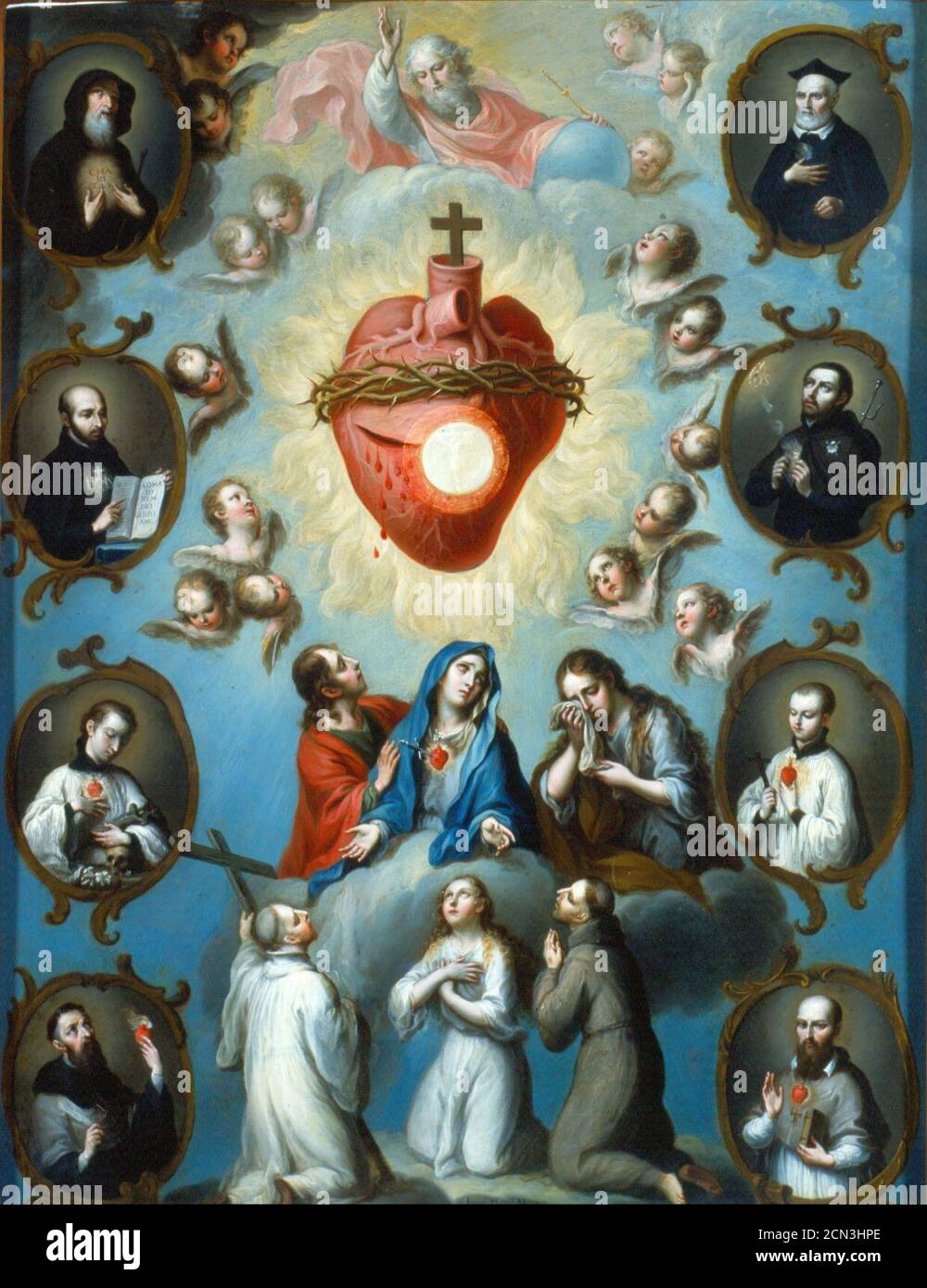 Juan Patricio Morlete Ruiz - il cuore di Gesù Foto Stock