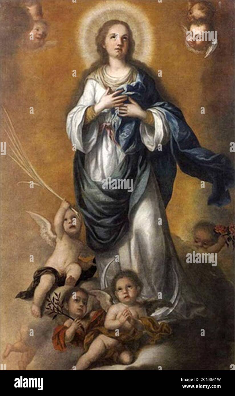 Juan-carlos-ruiz-gijon-la-vierge-immaculée. Foto Stock