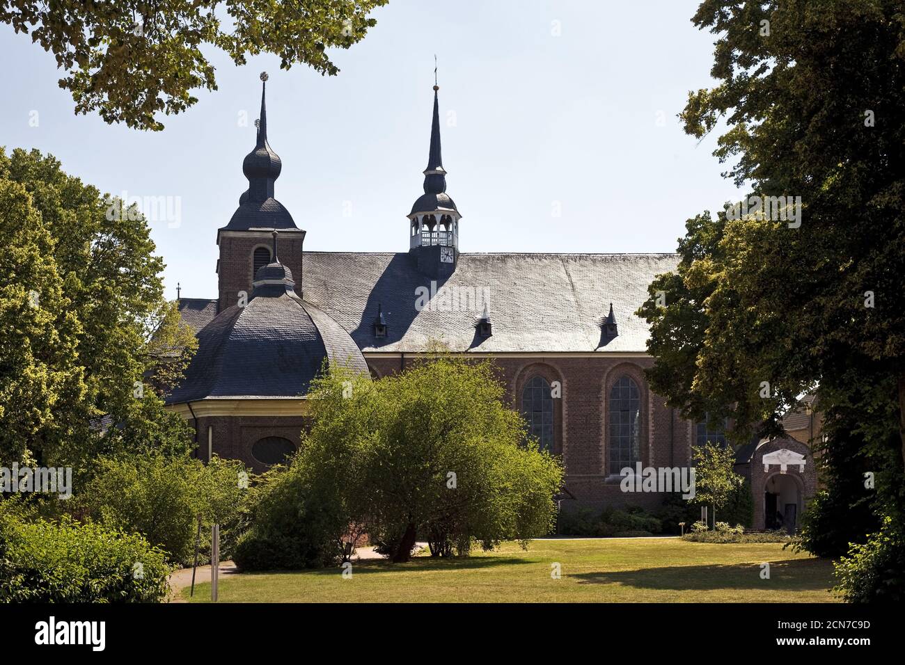 Abbazia di Kamp monastero, Kamp Lintfort, basso Reno, Ruhr zona, Germamy, Europa Foto Stock