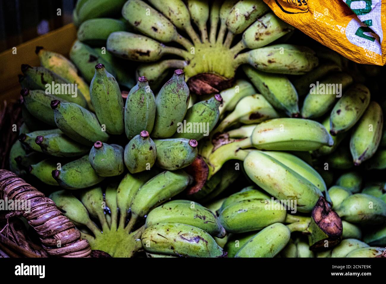 Grappolo di banane Foto Stock