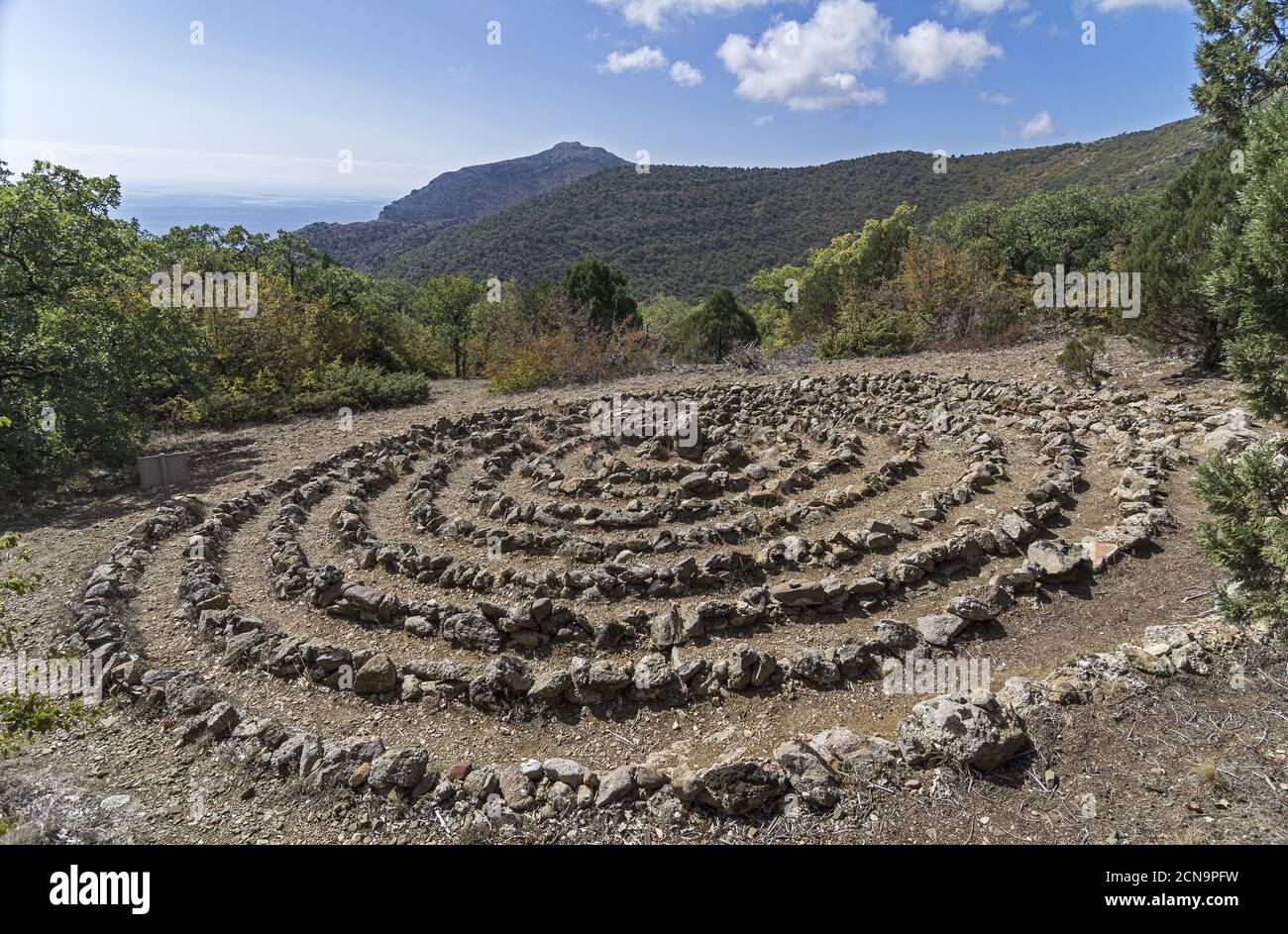Spirale dello Spirito Santo. Foto Stock