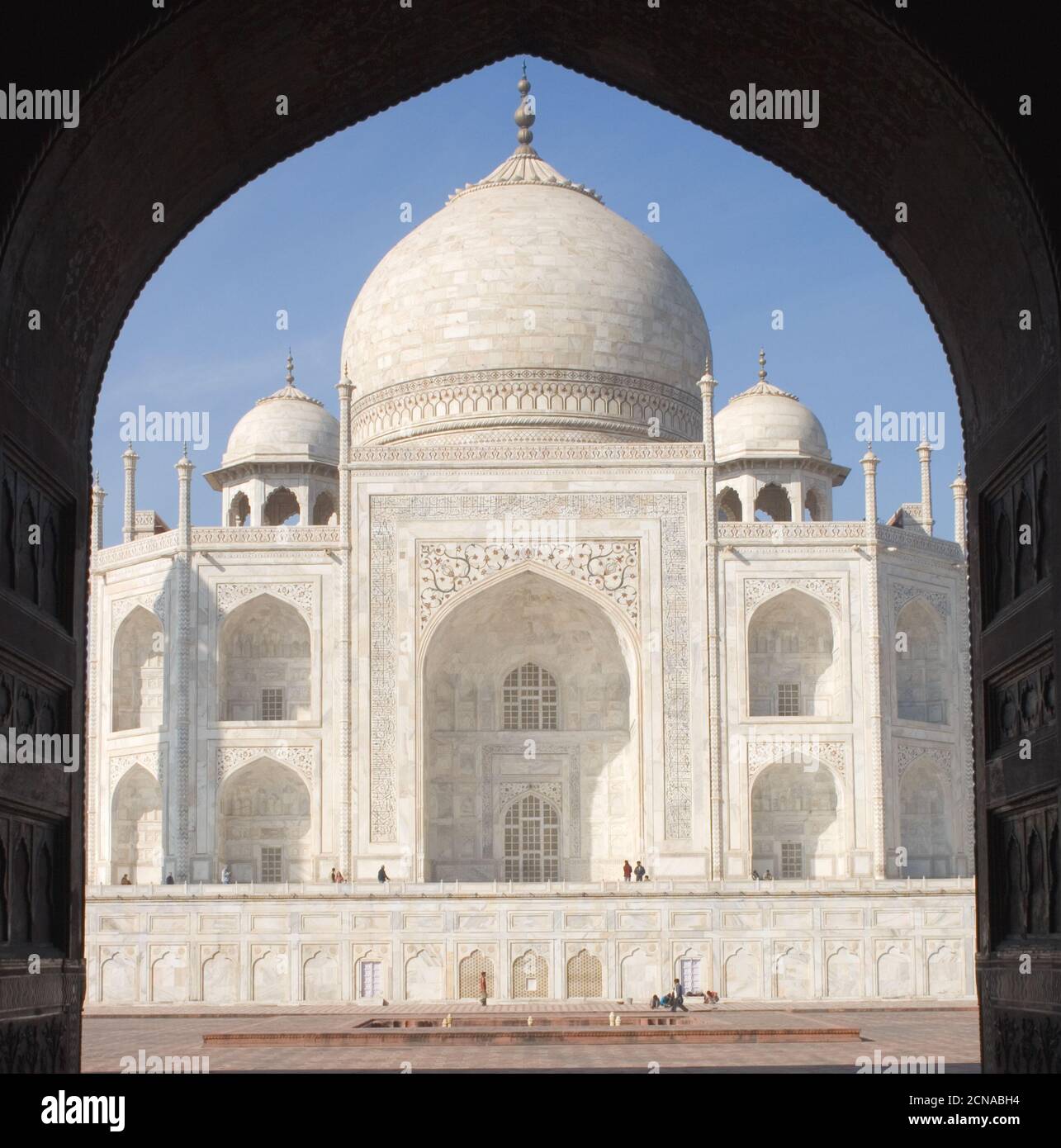 Taj Mahal di Mehmaan Khana, Agra, India Foto Stock