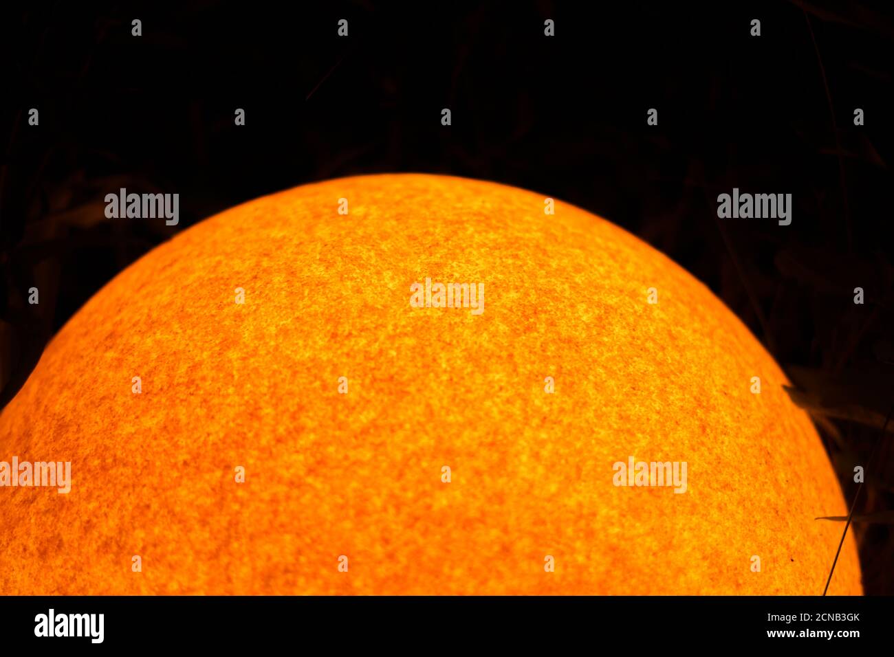 Superficie solare realistica Foto Stock