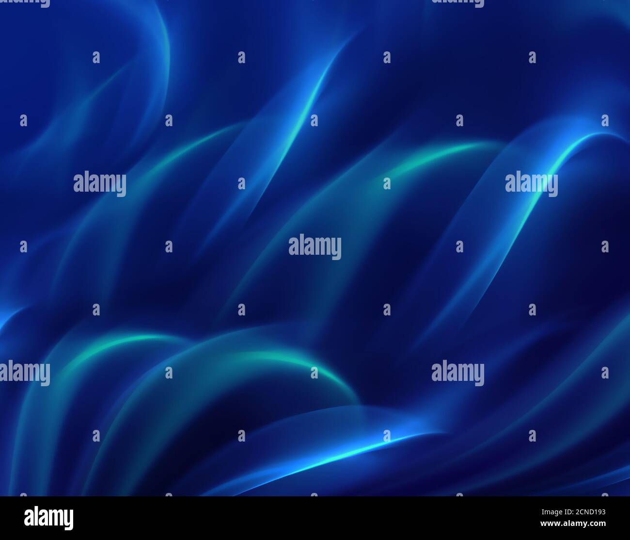onde blu lucide Foto Stock