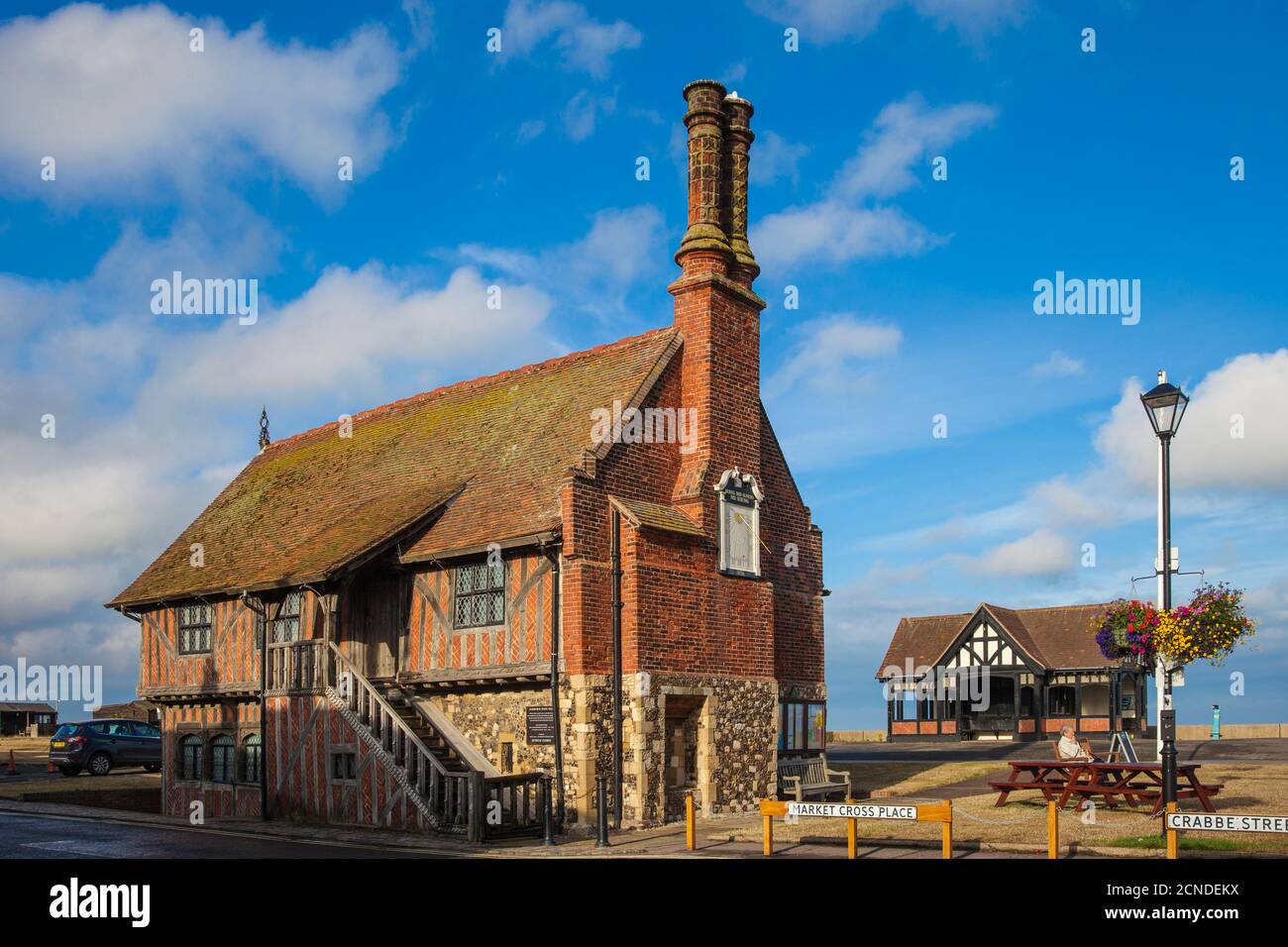 The Moot Hall, Aldeburgh, Suffolk, Inghilterra, Regno Unito, Europa Foto Stock