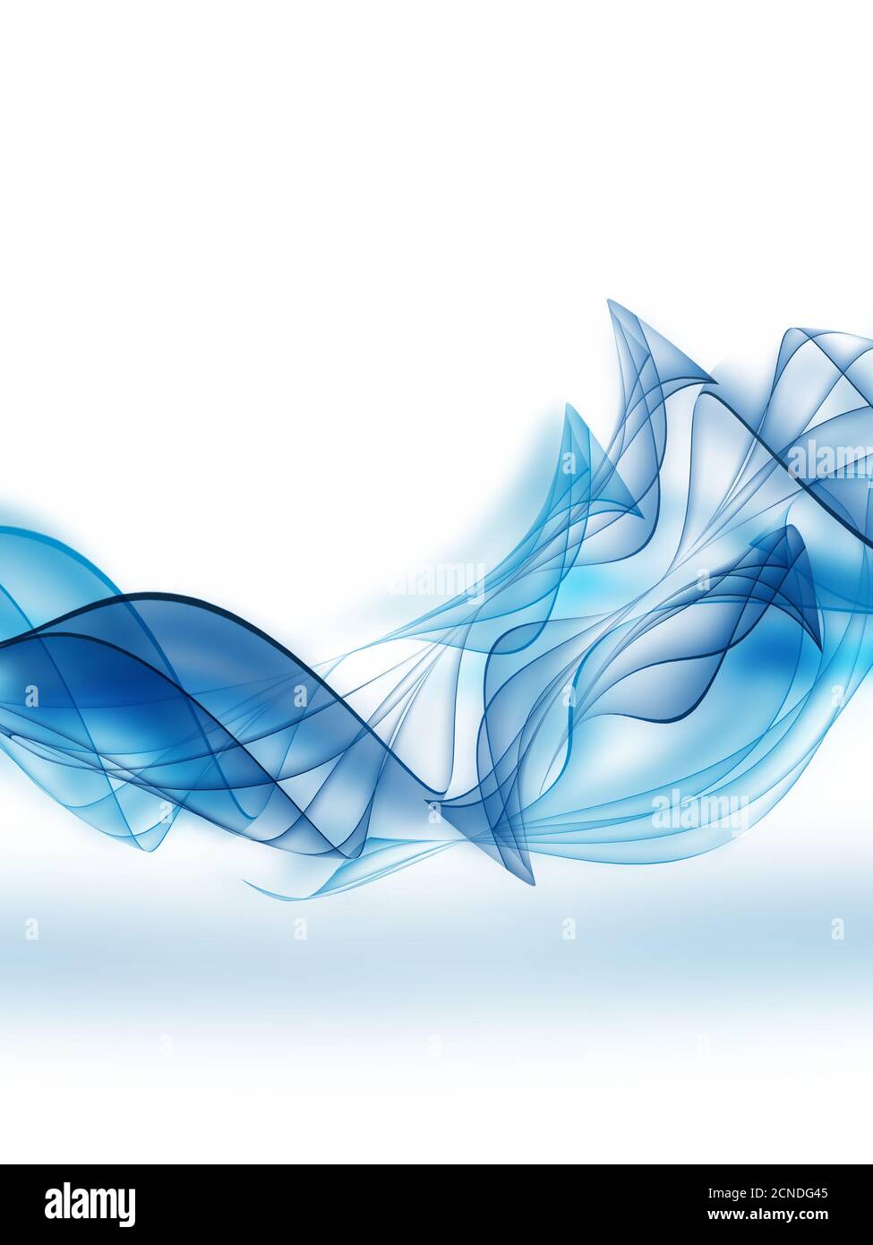 Abstract sfondo blu Foto Stock