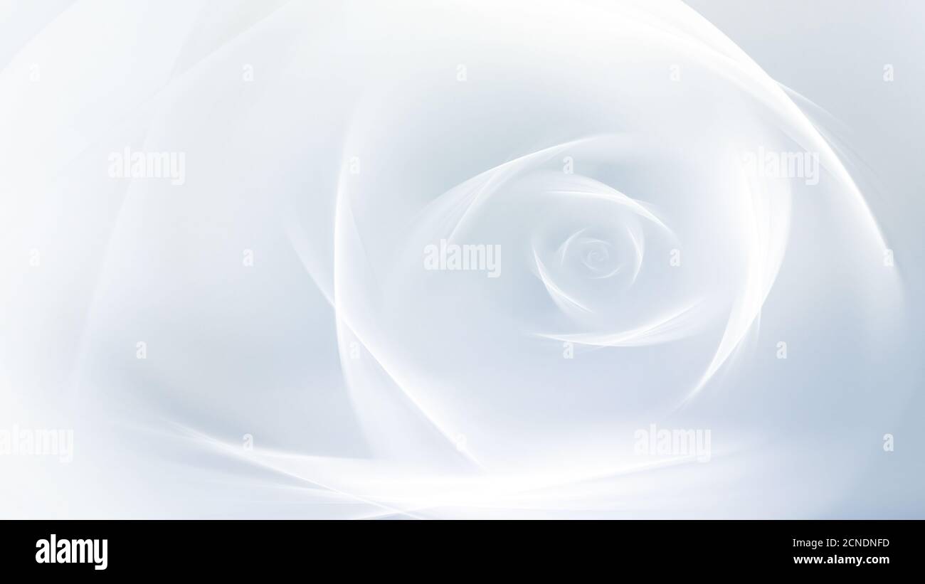 Rosa frattale bianca astratta Foto Stock