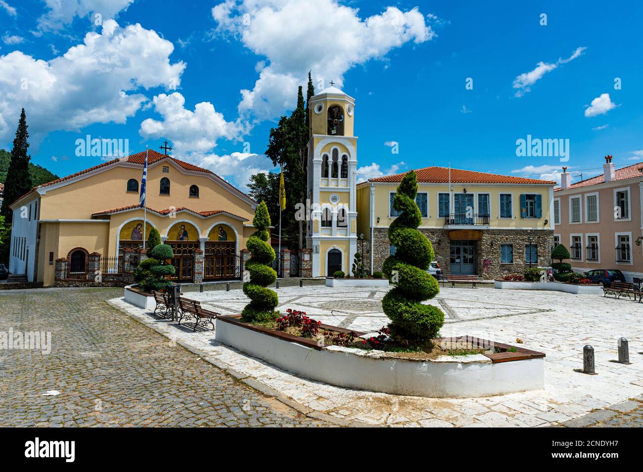 Chiesa greca, Xanthi, Tracia, Grecia, Europa Foto Stock