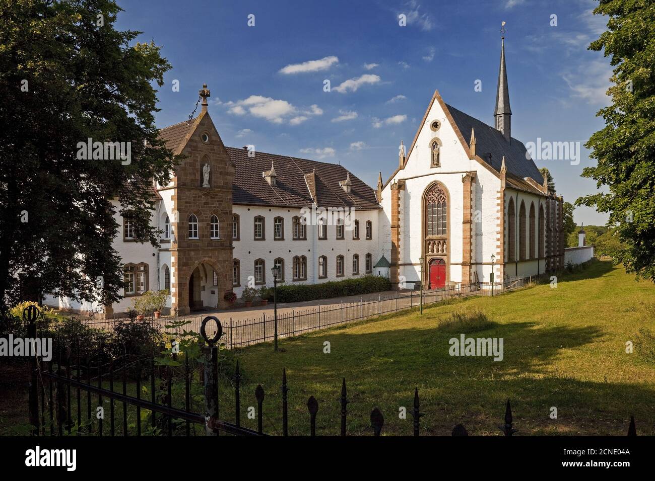 Mariawald Abbey, l'unico monastero maschile trappista in Germania, fu chiuso nel 2018, Heimbach, Germania Foto Stock
