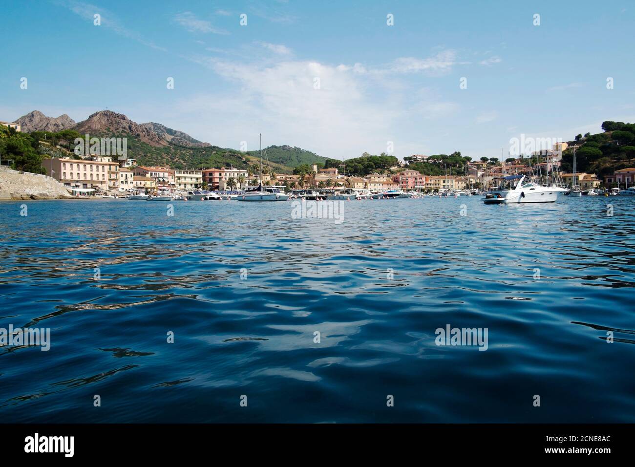 Porto Azzurro, Isola d'Elba, Toscana, Italia, Europa Foto Stock