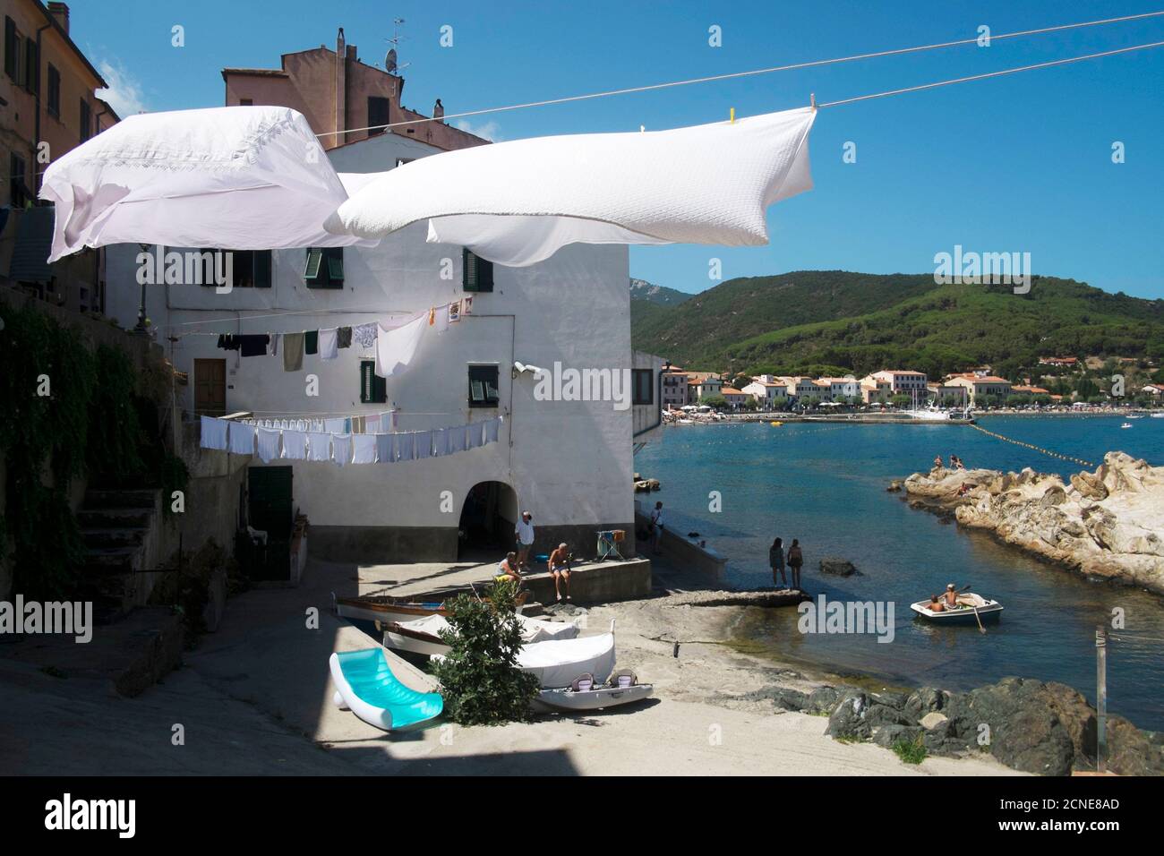 Marciana Marina, Isola d'Elba, Toscana, Italia, Europa Foto Stock