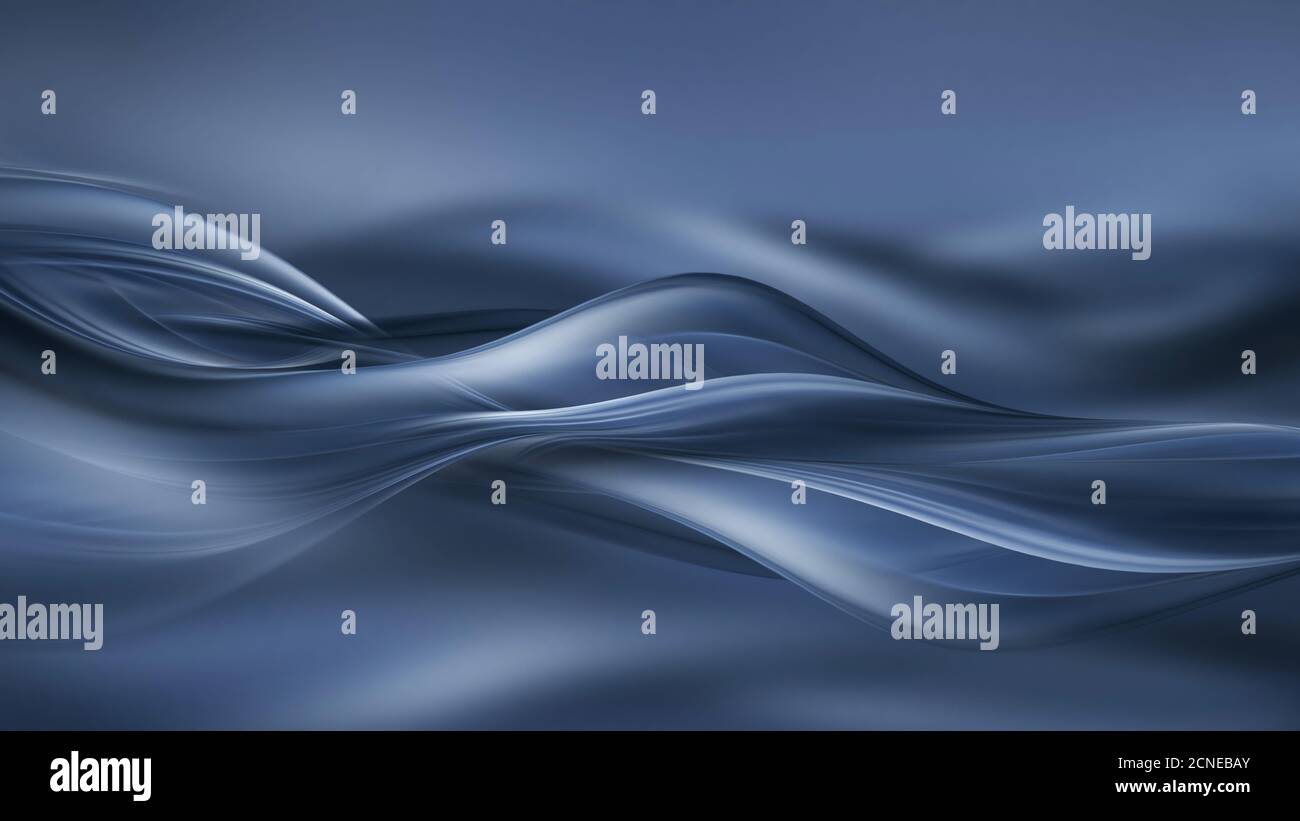 sfondo grigio onde di fumo Foto Stock