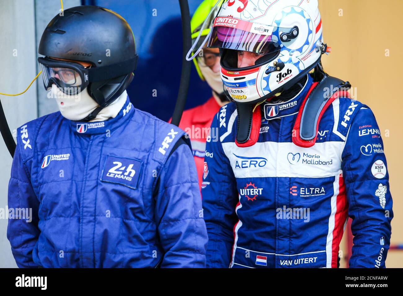 Le Mans, Francia. 18 Settembre 2020. Van Uitert Job (nld), United Autosports, Oreca 07-Gibson, ritratto durante le sessioni di prove libere della 2020 24 ore di le Mans, 7° appuntamento del Campionato Mondiale FIA Endurance 2019-20 sul circuito des 24 Heures du Mans, dal 16 al 20 settembre 2020 a le Mans, Francia - Foto Francois Flamand / DPPI Credit: LM/DPPI/Francois Flamand/Alamy Live News Foto Stock