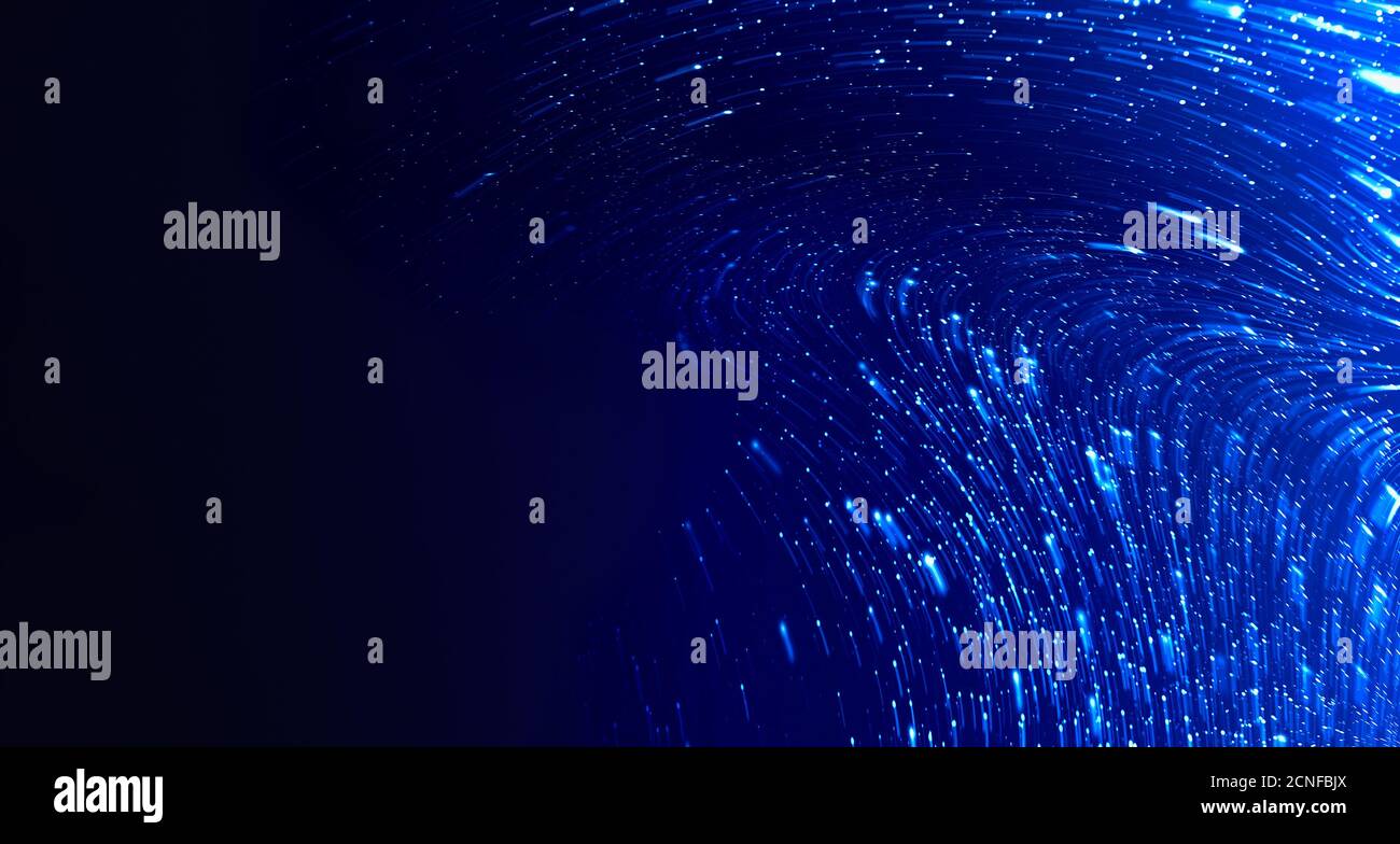 Flusso di lampi di luce Foto Stock