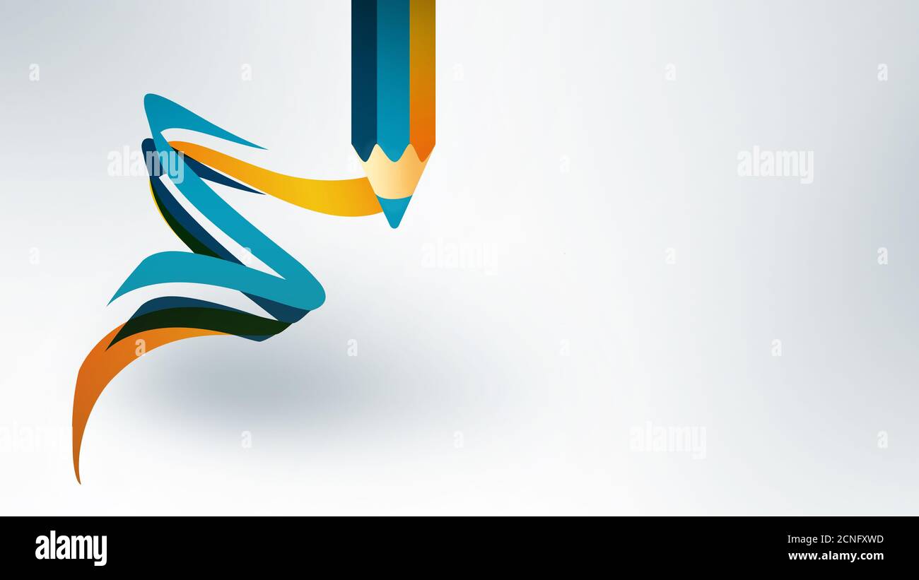 immagine del tema di ritorno alla scuola Foto Stock