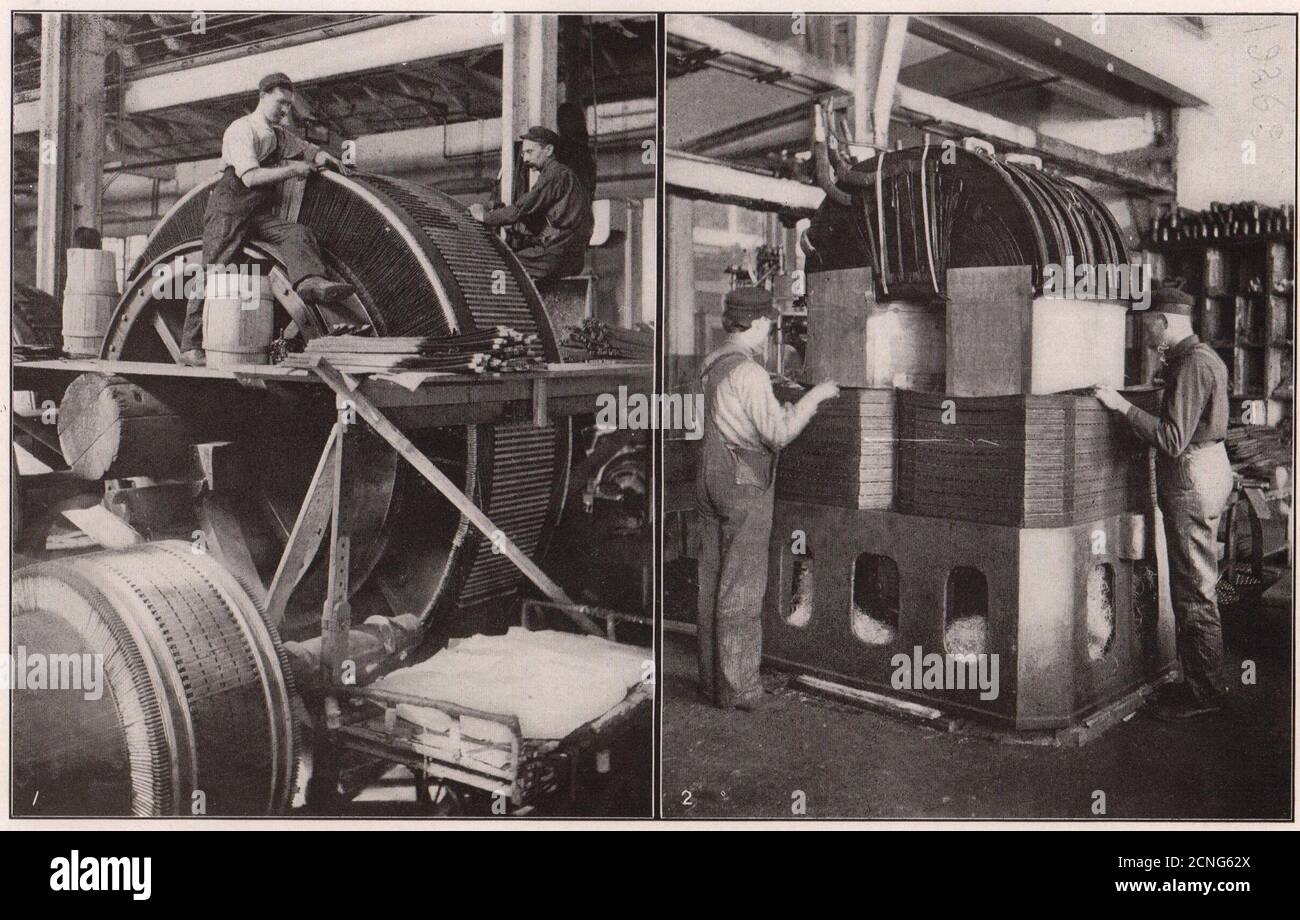 General Electric Works, Schenectady NY Westinghouse Pittsburgh Pennsylvania 1903 Foto Stock