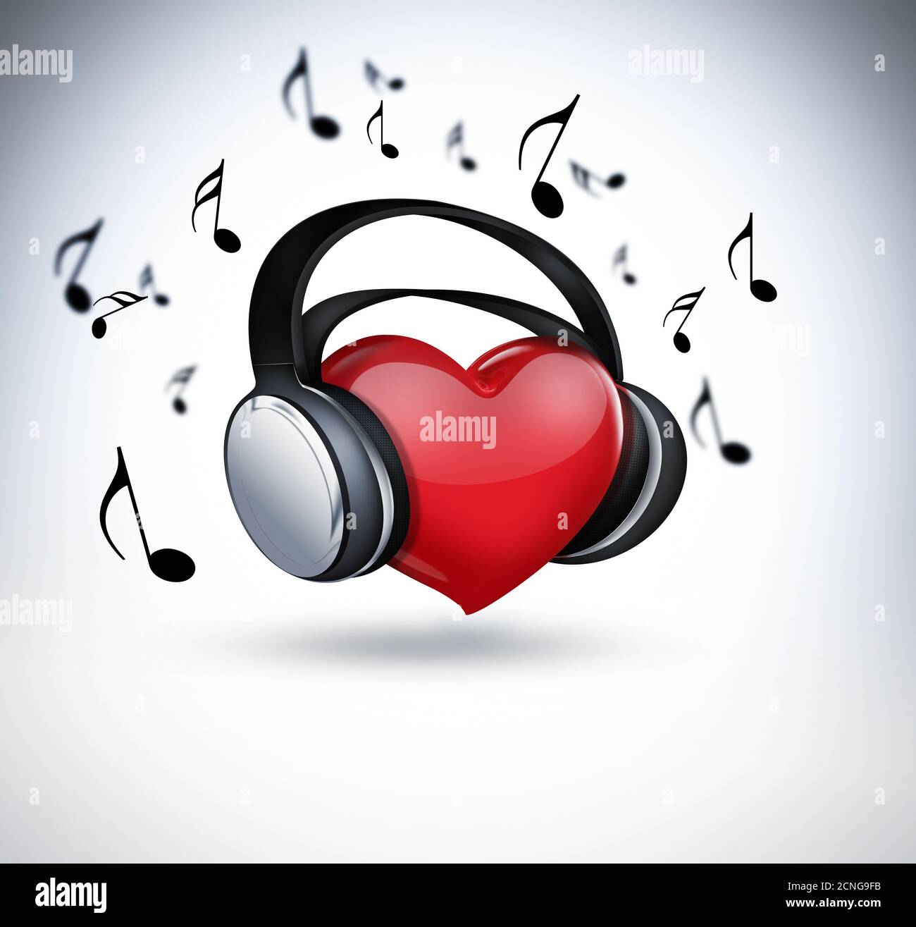 amante della musica Foto Stock