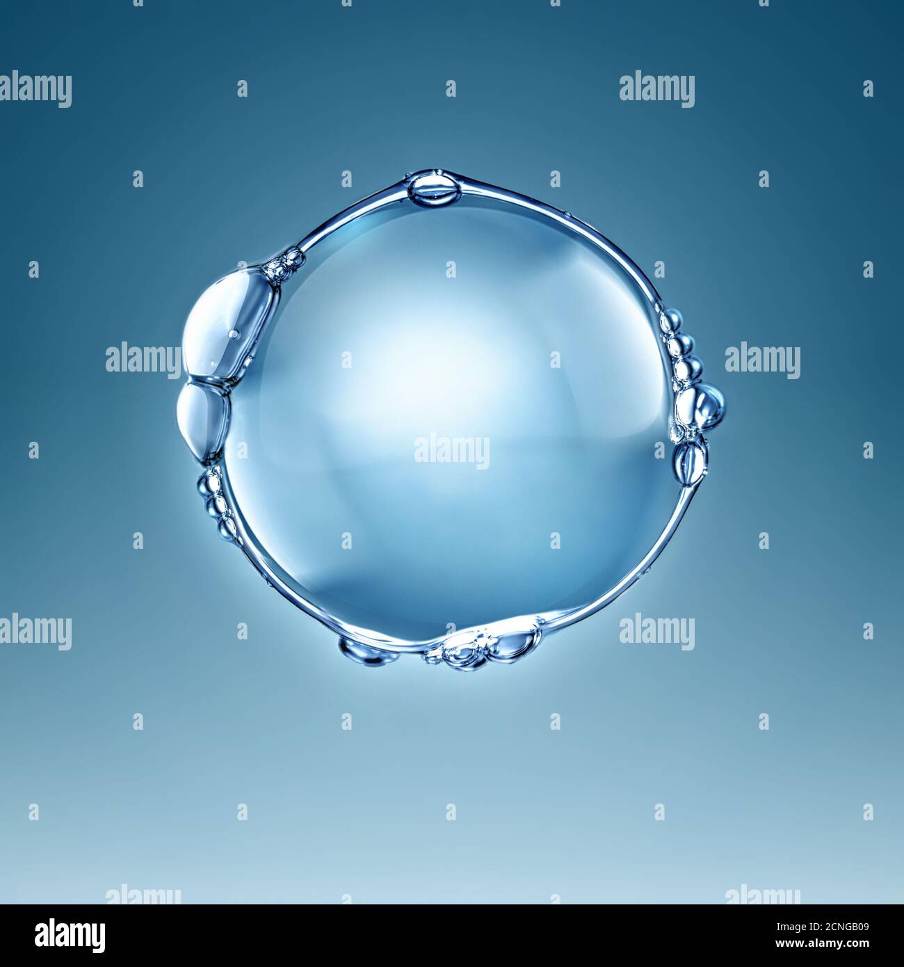 grande bolla d'acqua Foto Stock