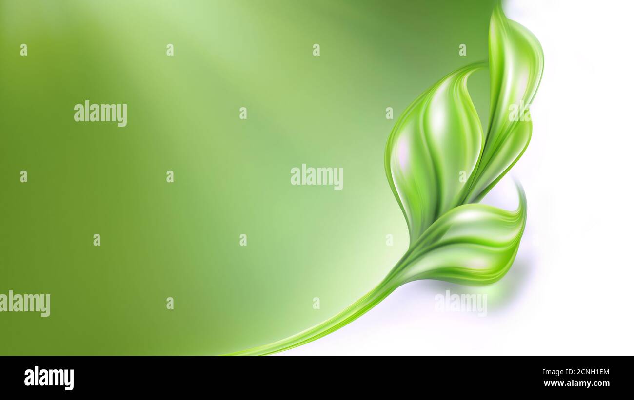 Naturale sfondo verde Foto Stock