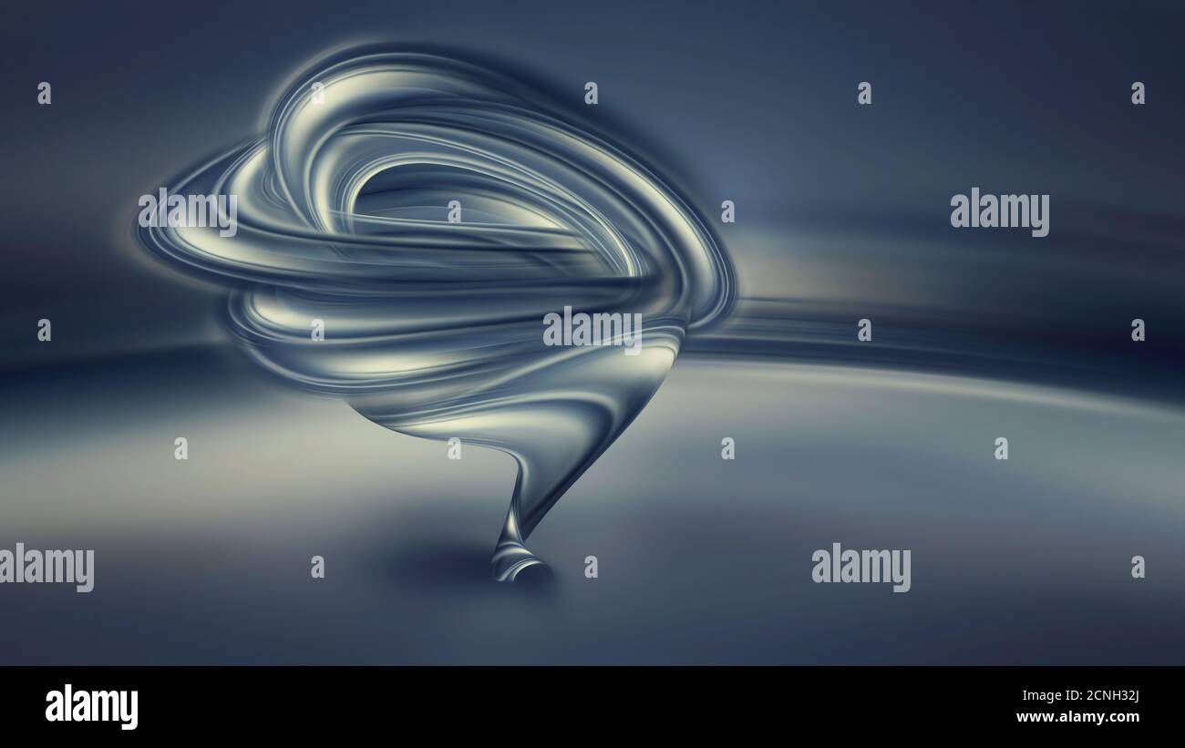 astratto tornado grigio Foto Stock