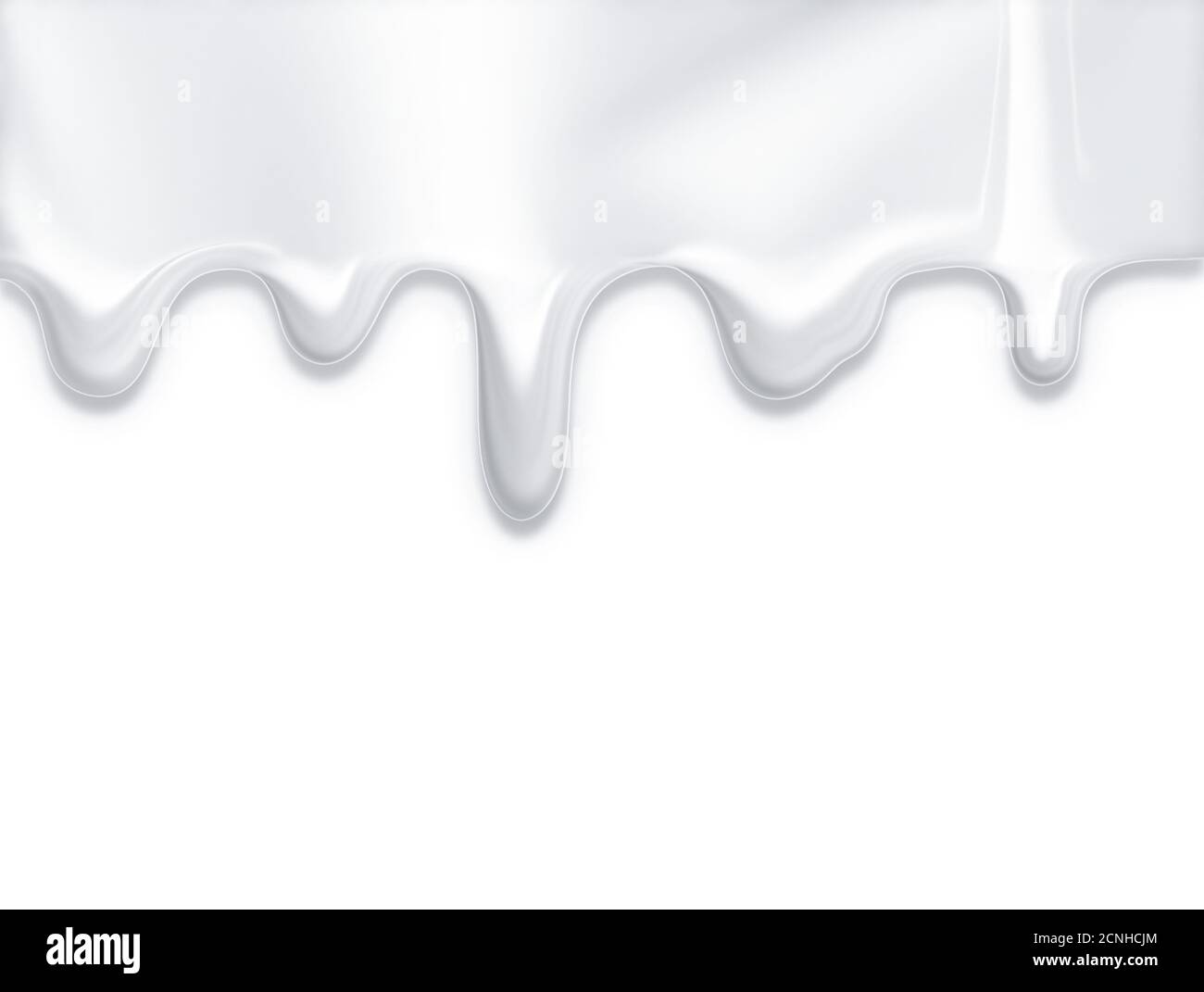 gocciolamento del latte Foto Stock