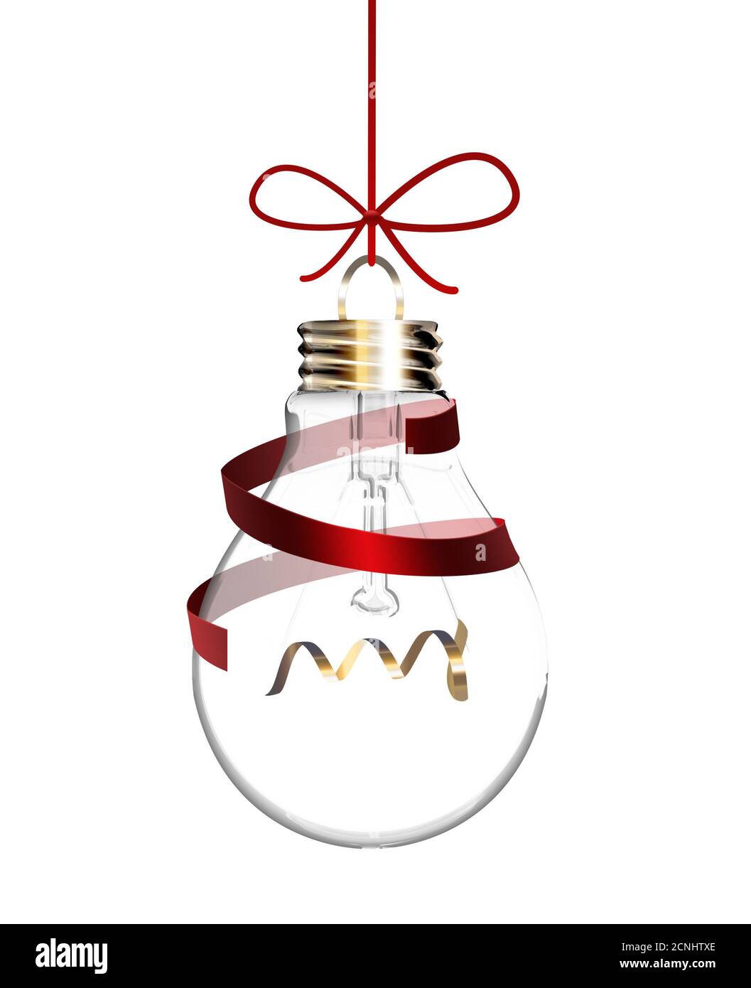 Palla di Natale creativa Foto Stock