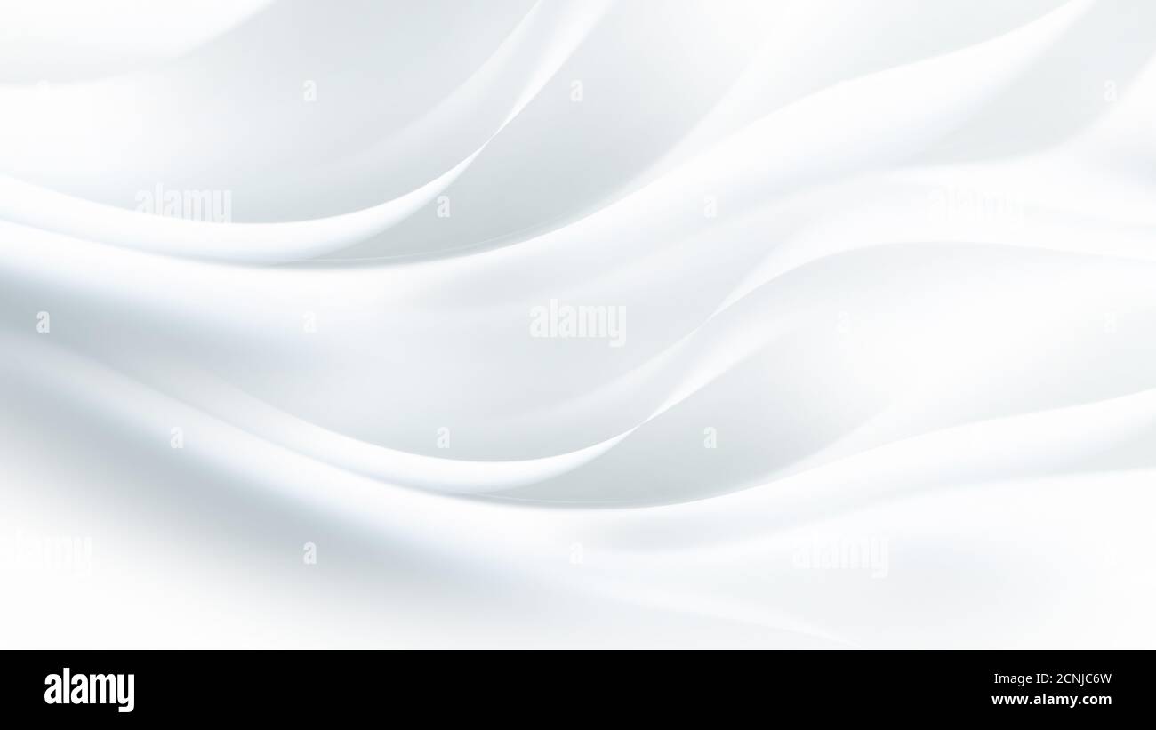 sfondo bianco con linee uniformi Foto Stock