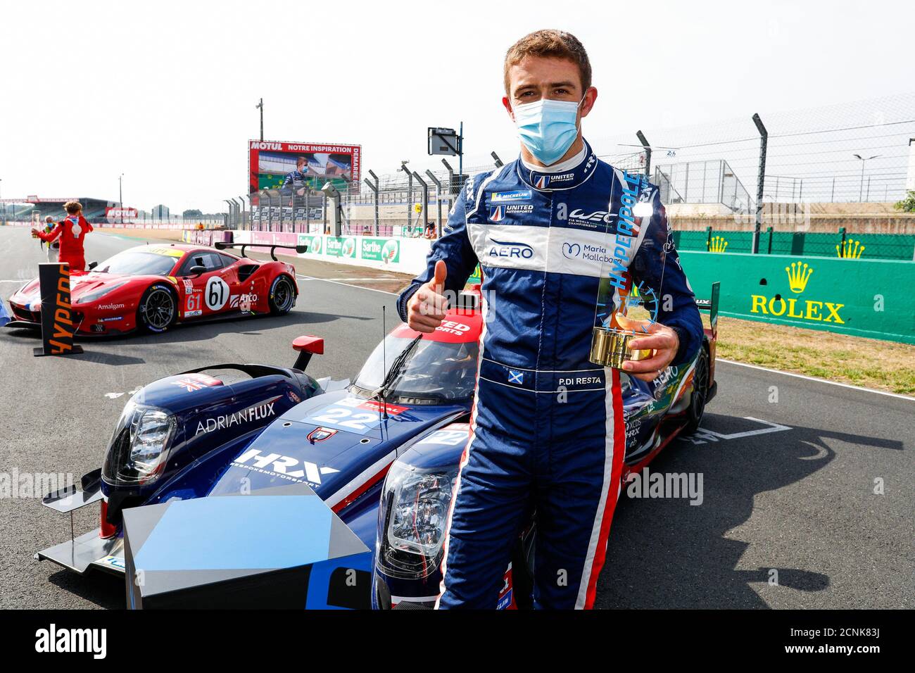 Le Mans, Francia. 18 Settembre 2020. Di resta Paul (gbr), United Autosports, Oreca 07-Gibson, ritratto durante le sessioni di qualifica e Hyperpole della 2020 24 ore di le Mans, 7° appuntamento del Campionato Mondiale FIA Endurance 2019-20 sul circuito des 24 Heures du Mans, dal 16 al 20 settembre 2020 a le Mans, Francia - Foto Frederic le Floc'h / DPPI Credit: LM/DPPI/Frederic le Floc H/Alamy Live News Foto Stock