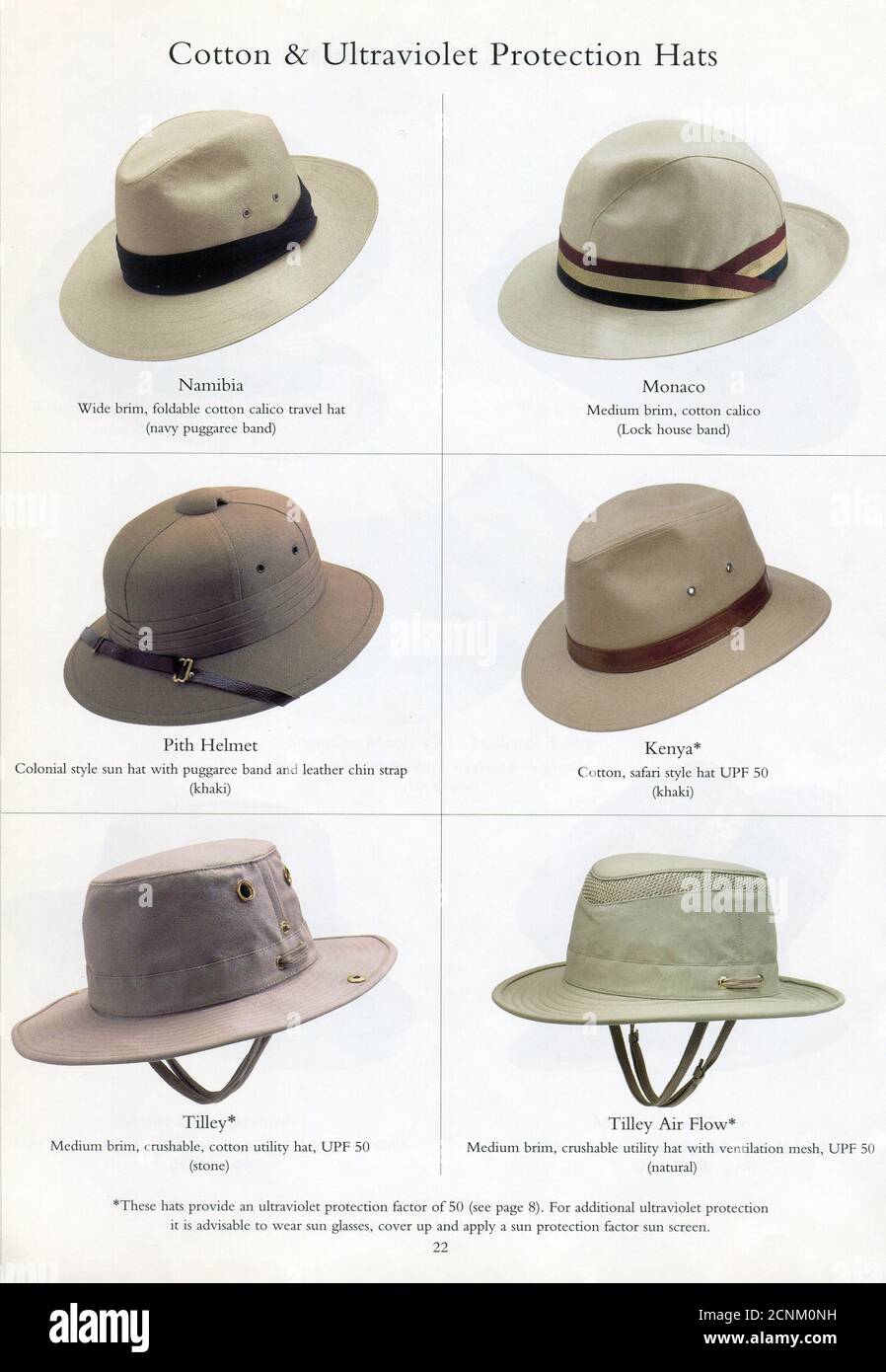 The Inside of UK catalogue 'James Lock & Co', ottobre 2007. Foto Stock