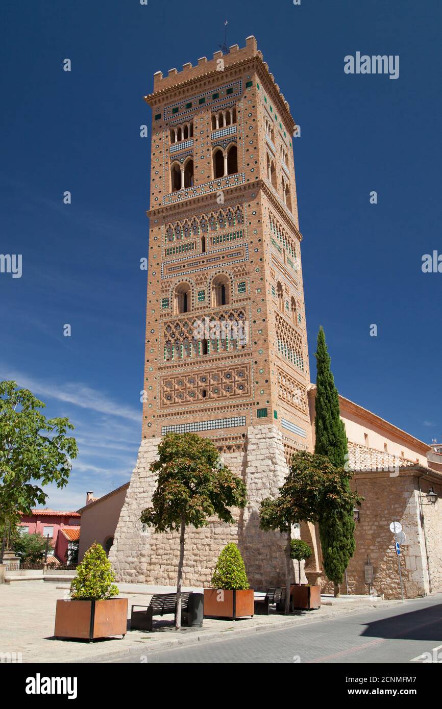 Torre di San Martin a Teruel, Spagna. Foto Stock
